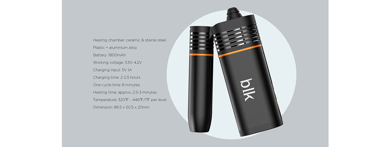 Kingtons BLK Rotary Vaporizer