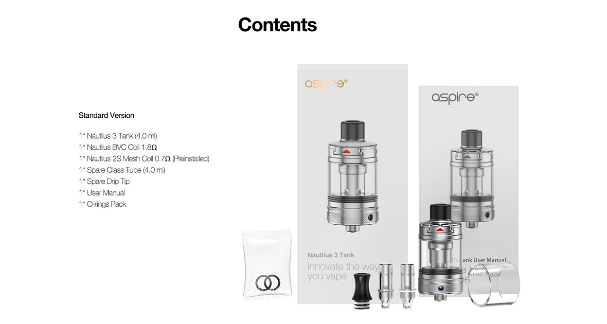 Aspire Nautilus 3 tank