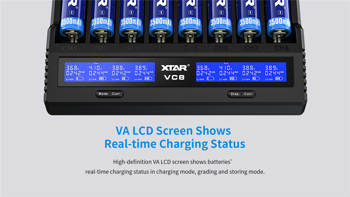 XTAR VC8 USB Charger
