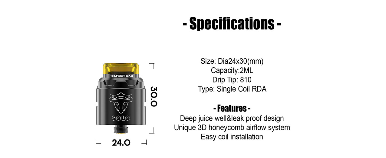 THC Tauren Solo RDA