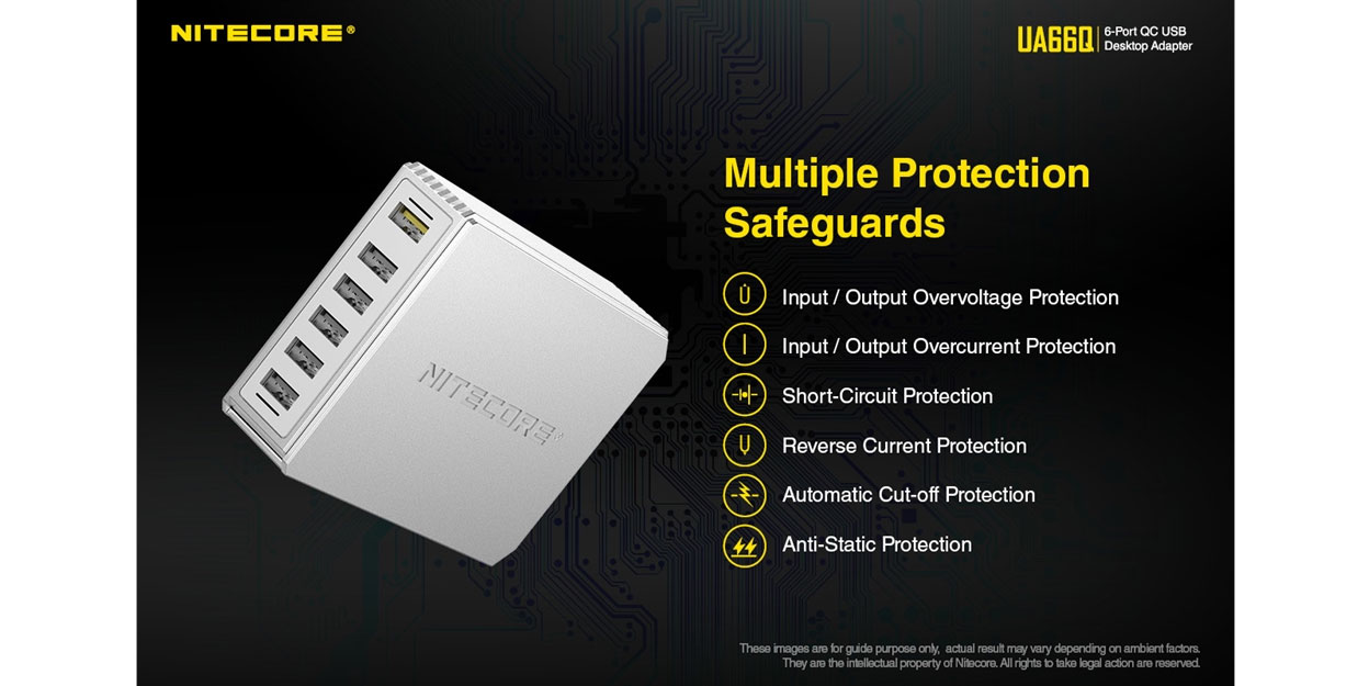 NiteCore UA66Q adapter