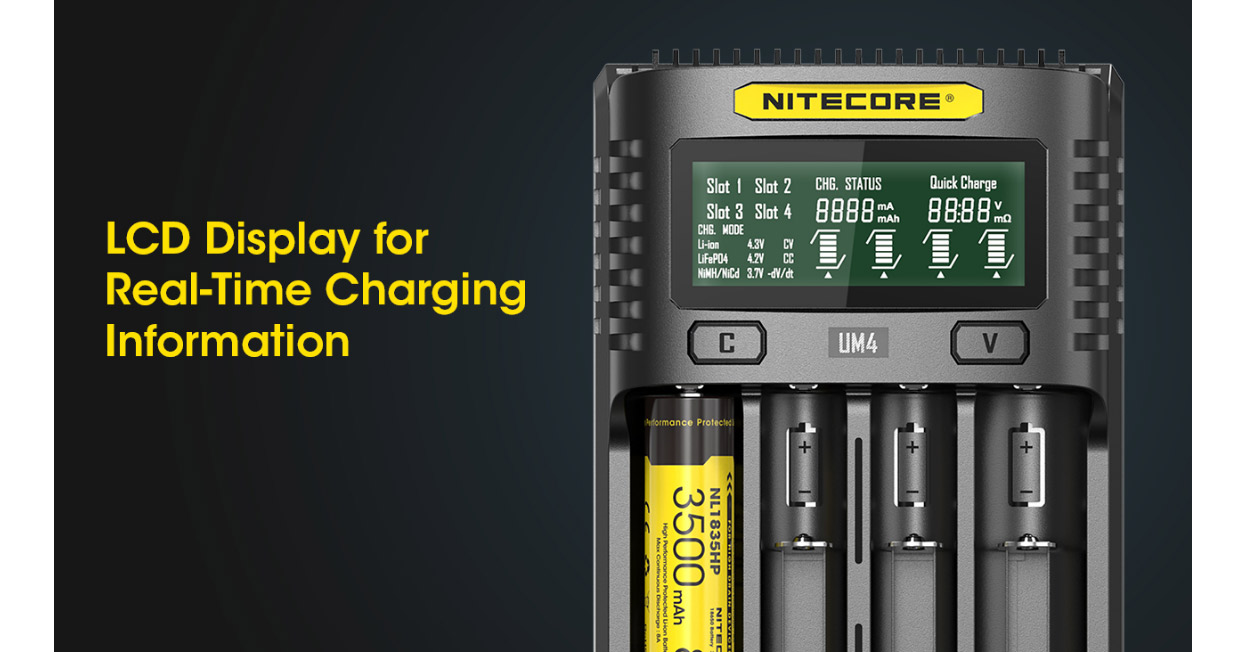 Nitecore UM4 USB Charger