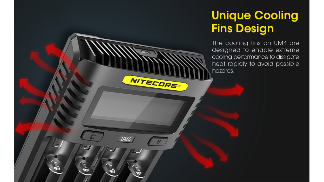 Nitecore UM4 USB Charger