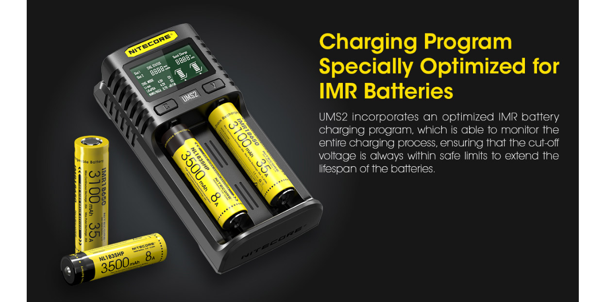 Nitecore UMS2 USB Charger