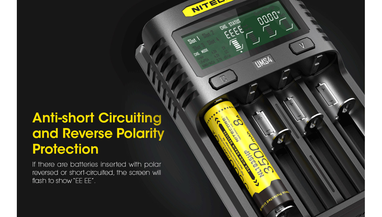 Nitecore UMS4 USB Charger