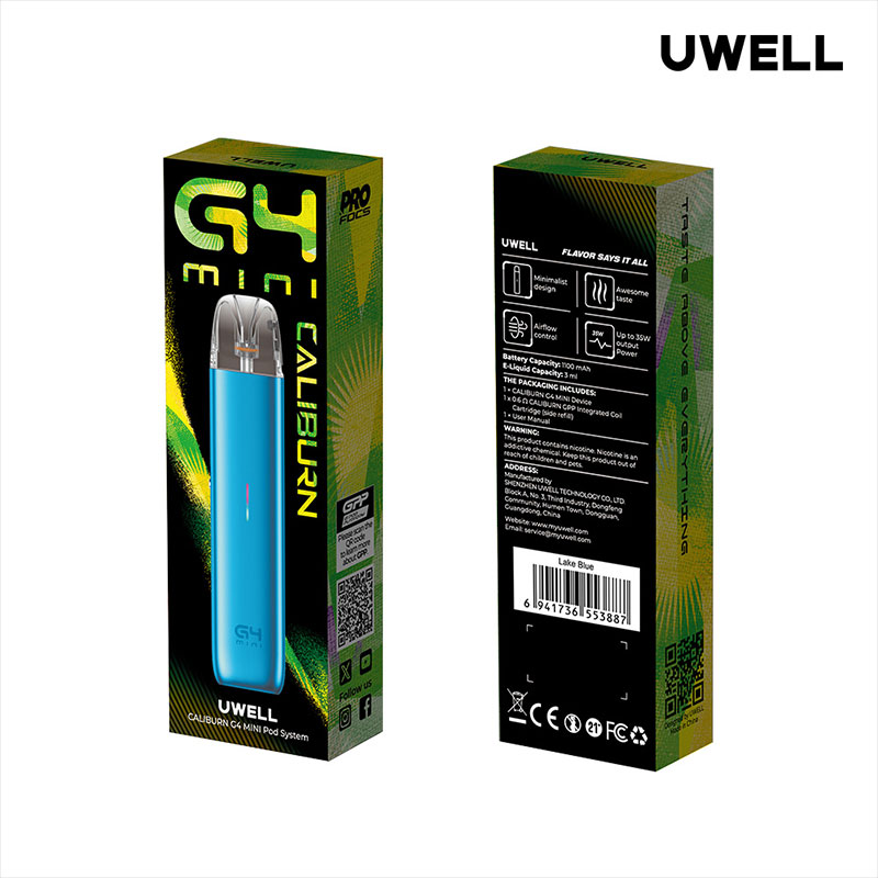 Uwell-Caliburn-G4-Mini-Pod-System-Kit-4 Uwell-Caliburn-G4-Mini-Pod-System-Kit-4