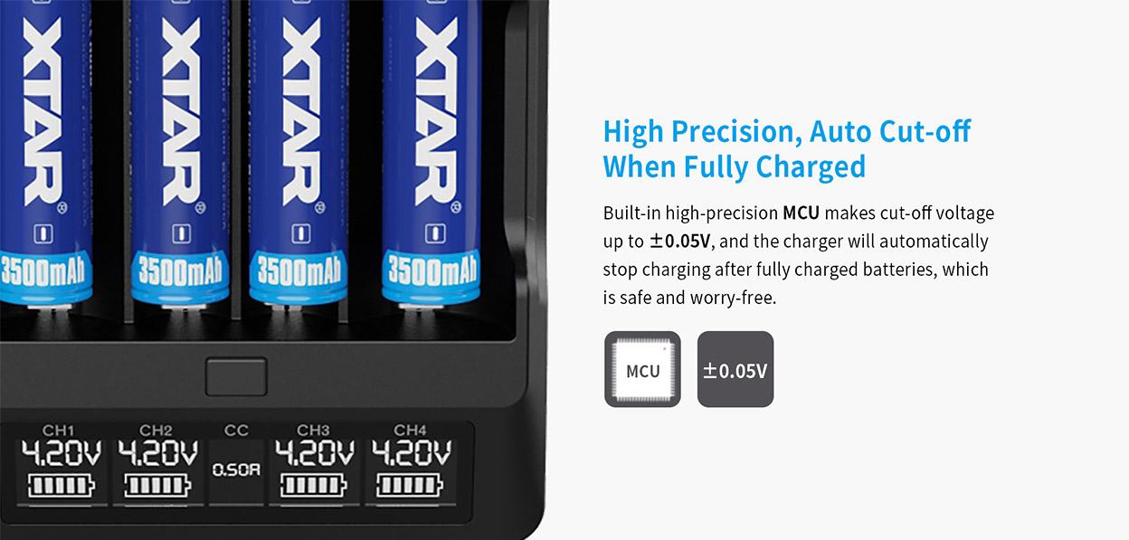 XTAR VP4C Charger