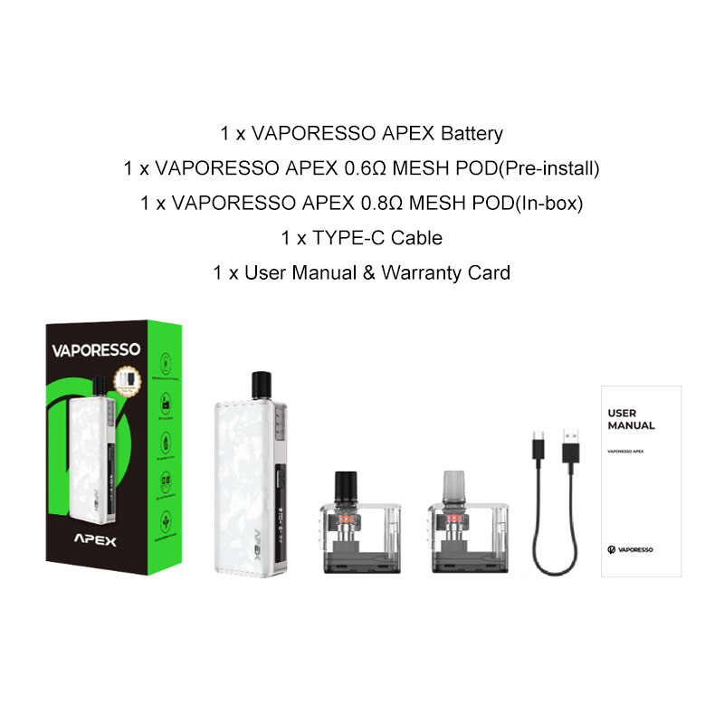 Vaporesso-APEX-Pod-System-Kit-2000mAh-3 Vaporesso-APEX-Pod-System-Kit-2000mAh-3