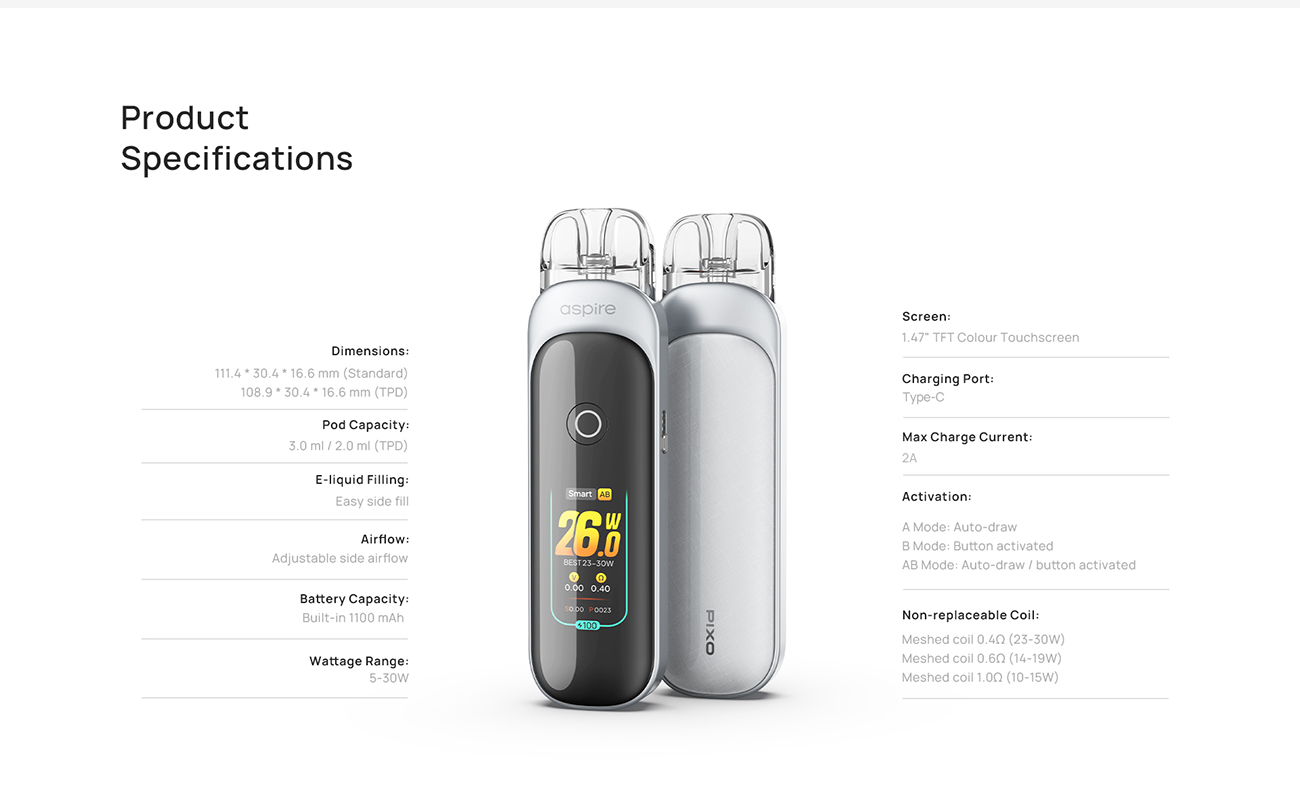 Aspire Pixo Pod 