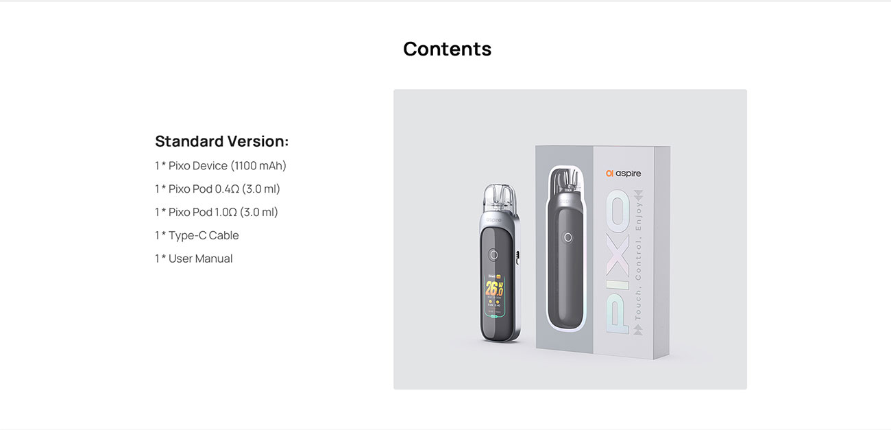 Aspire Pixo Pod 