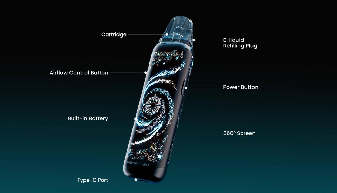 Vape Galaxy T360 Device