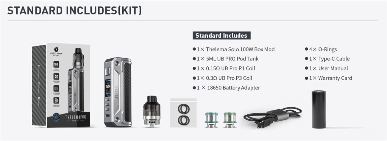 Lost Vape Thelema Solo Kit