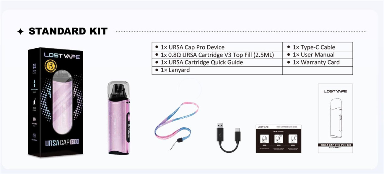 Lost Vape Ursa Cap Pro 